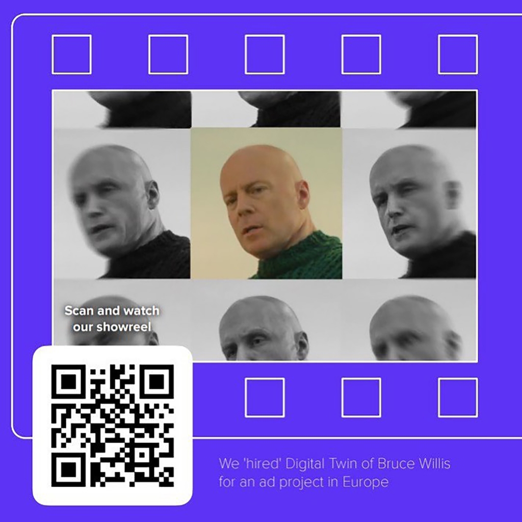 Bruce Willis deepfake - deepcake.io
