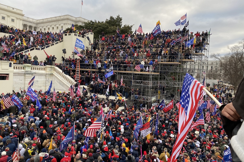 Trump rioters stormed the US Capitol.