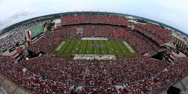 A view of the Georgia Bulldogs-South Carolina Gamecocks during their game at Williams-Brice Stadium Sept. 13, 2014, in Columbia, S.C. 