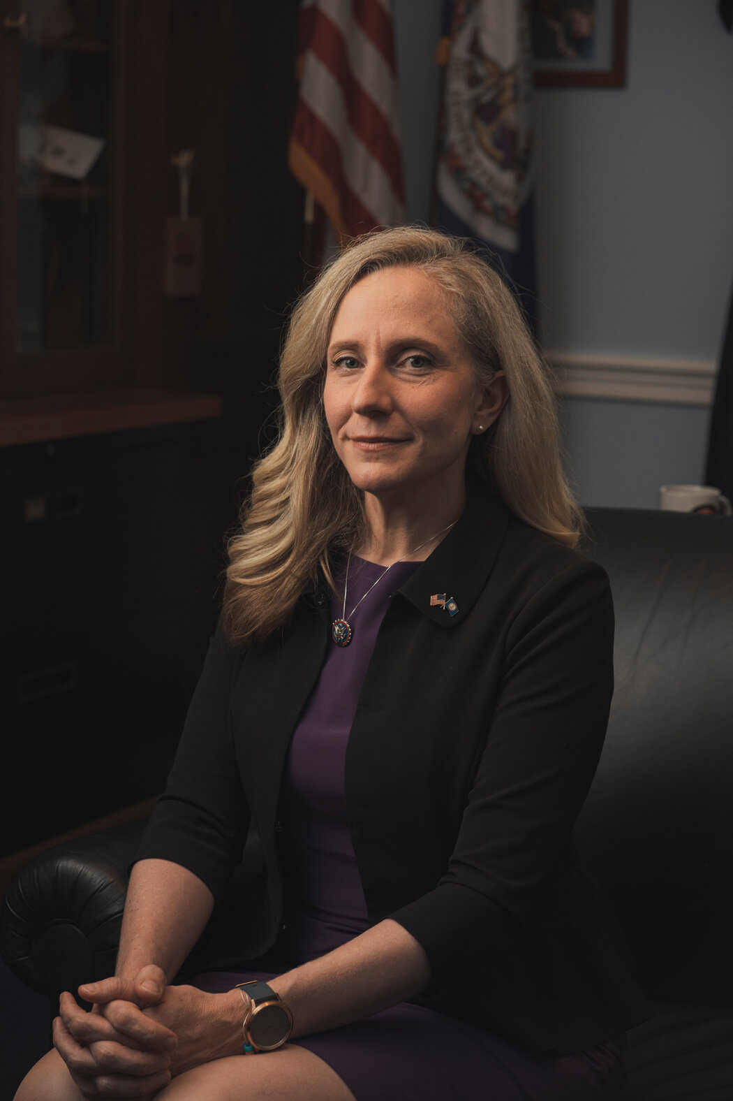 A portrait of Representative Abigail Spanberger, Democrat of Virginia