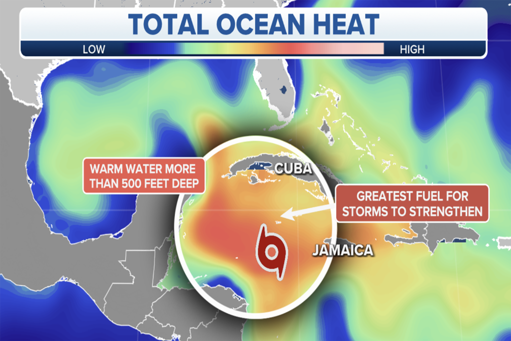 Tropical Storm Ian will move into an area containing an abundant supply of deep, warm waters.