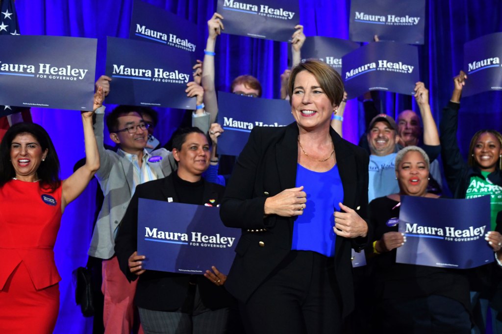 Gubernatorial candidate and Massachusetts Attorney General Maura Healey