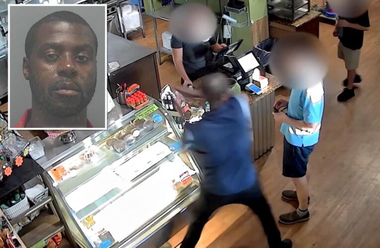 Florida man Edmund Clarke attempts scissors beheading in convenience store