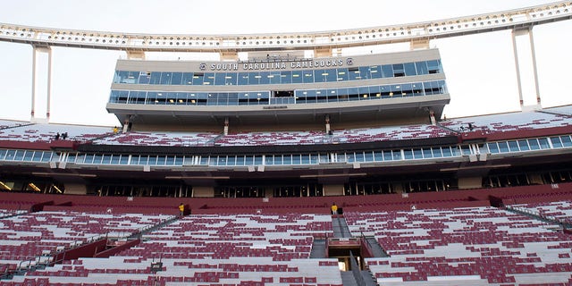 View of Williams-Brice Stadium before a matchup between the South Carolina Gamecocks and the Vanderbilt Commodores Nov. 2, 2019, in Columbia, S.C.