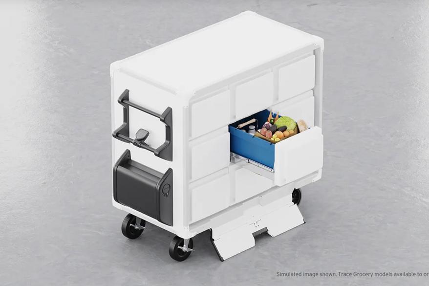 The cart features nine temperature-controlled drawers and is weatherproofed for four-season use.