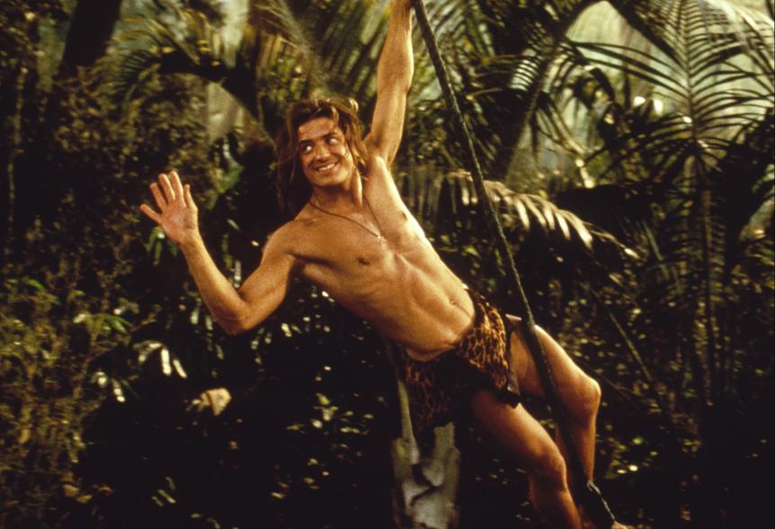 The actor joked he was "a walking steak" in 1997's "George of the Jungle."