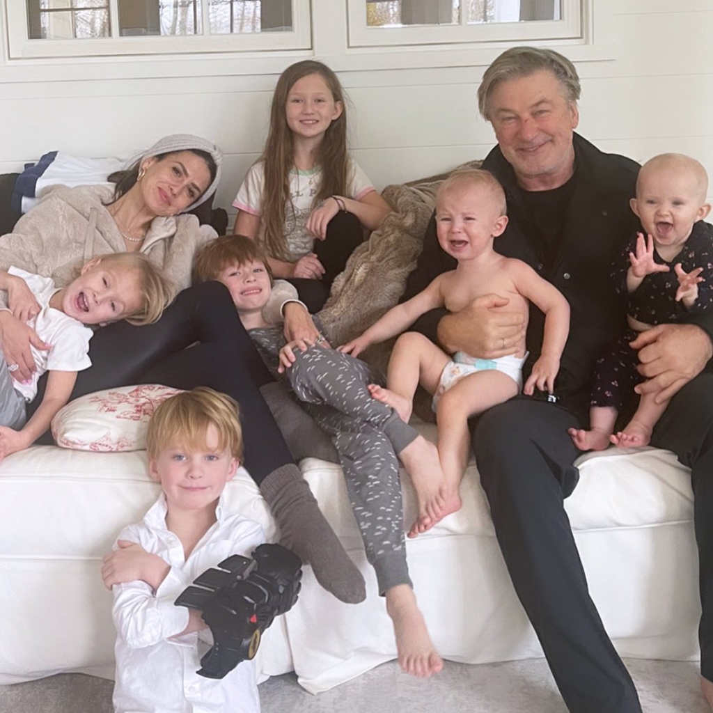 Hilaria, Alec Baldwin and family.