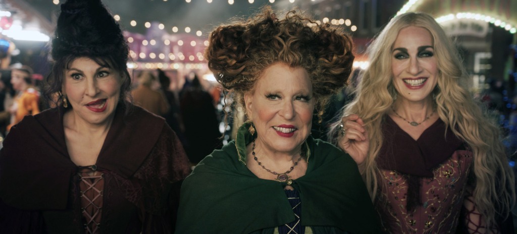 Bette Midler as Winifred Sanderson.