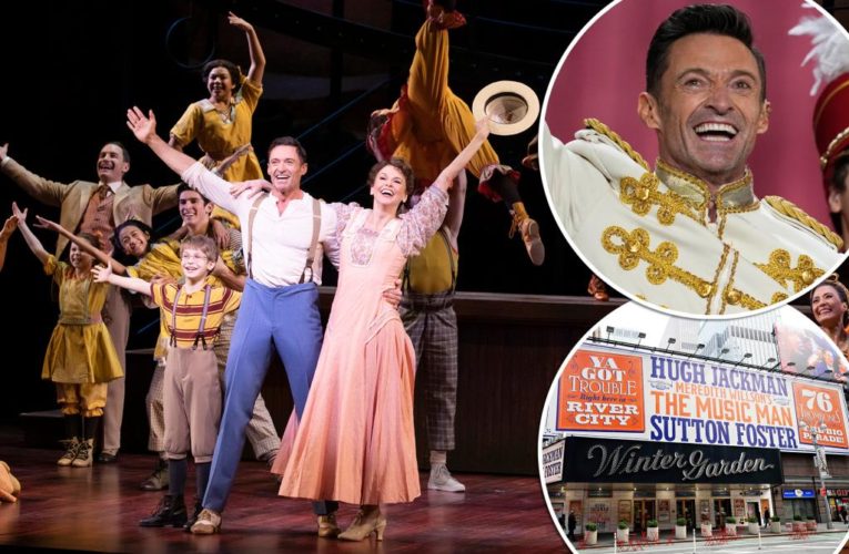 ‘Music Man’ starring Hugh Jackman and Sutton Foster to close