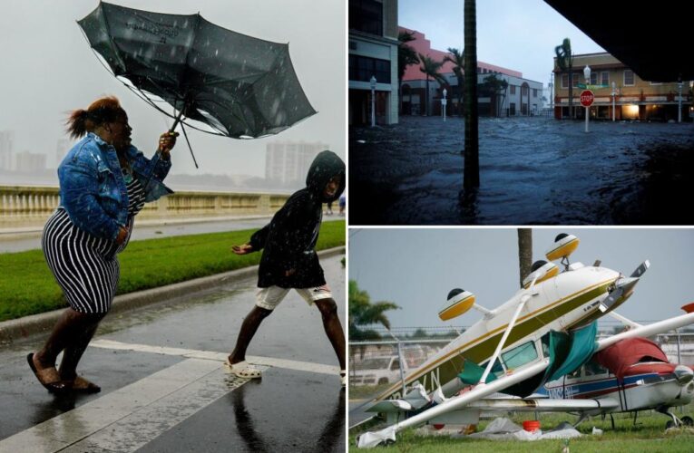 Hurricane Ian traps residents in flooded homes, damage hospital in Florida