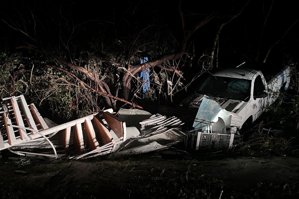 Destruction from Hurricane Ian is shown in southwest Florida