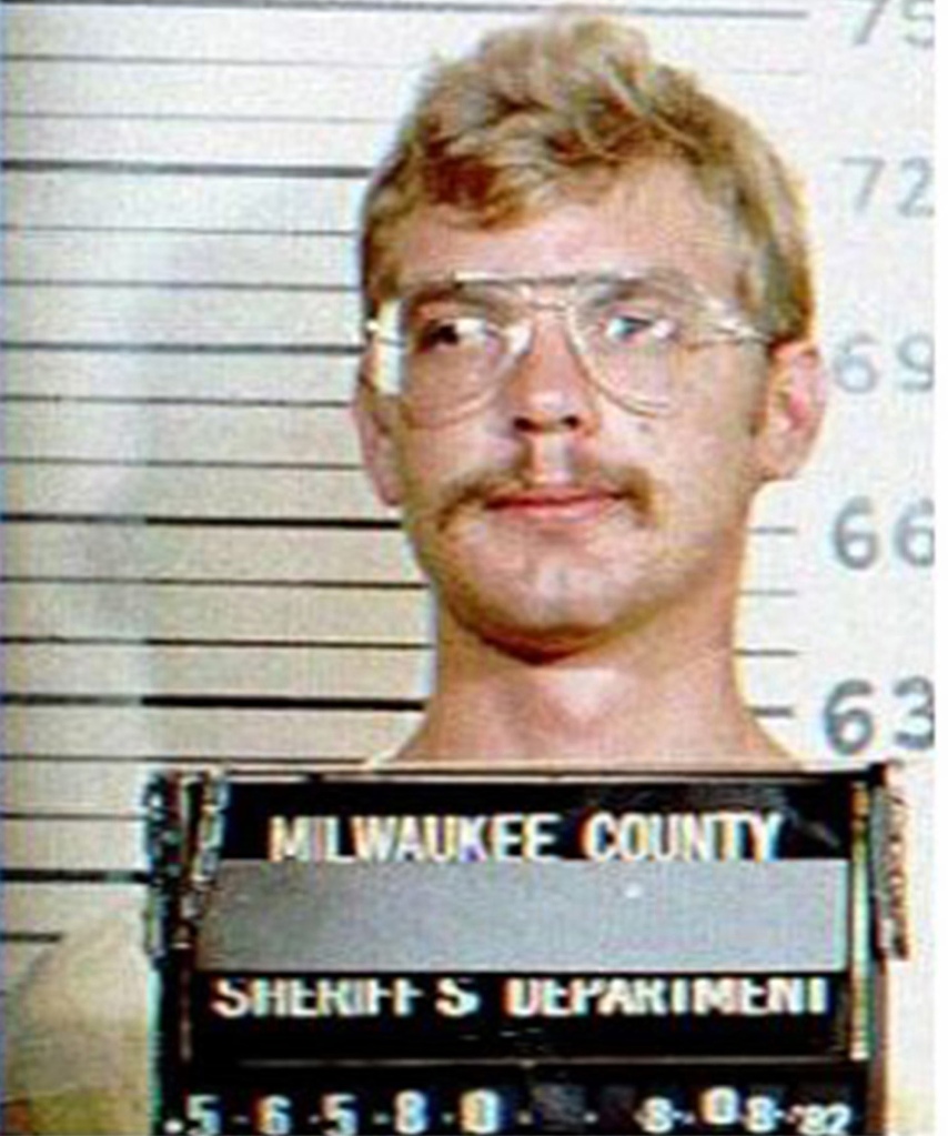 Jeffrey Dahmer's mug shot from 1982. 