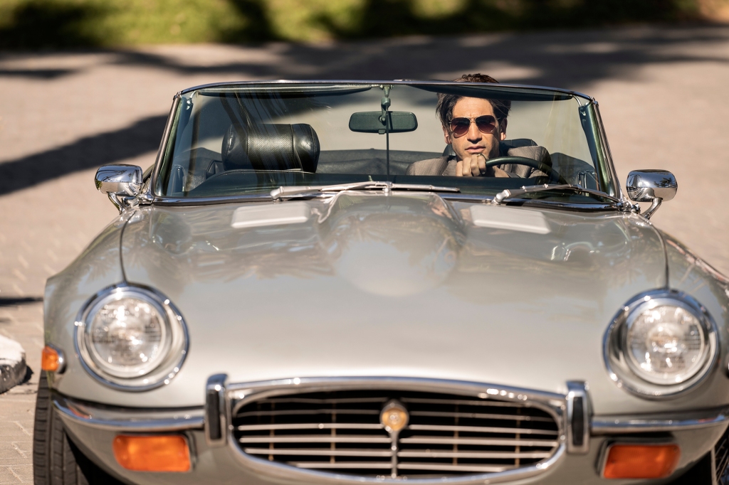 Jon Bernthal driving a car 