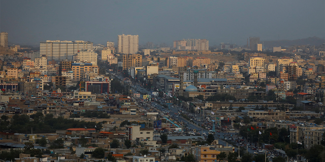 A general view of the city of Kabul, Afghanistan, on Aug. 5, 2022.