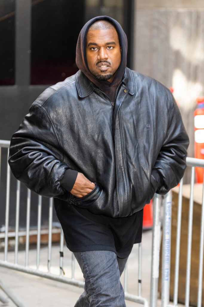 Kanye West attends the Balenciaga Spring 2023 Fashion Show on May 22 in NYC.