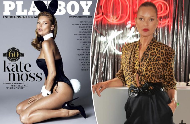 Kate Moss defends Hugh Hefner’s Playboy: ‘Nothing seedy’