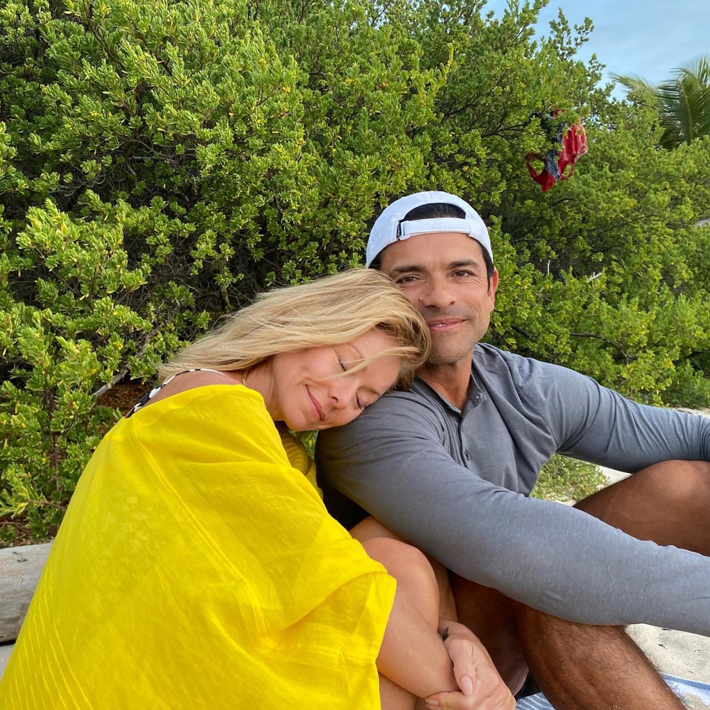 The longtime couple first met on the set of "All My Children." Ripa said Consuelos was her "champion" while she was writing her new book. 