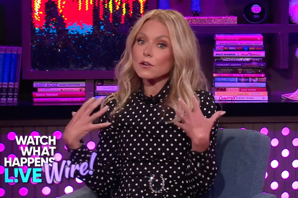 Kelly Ripa on "Watch What Happens Live"