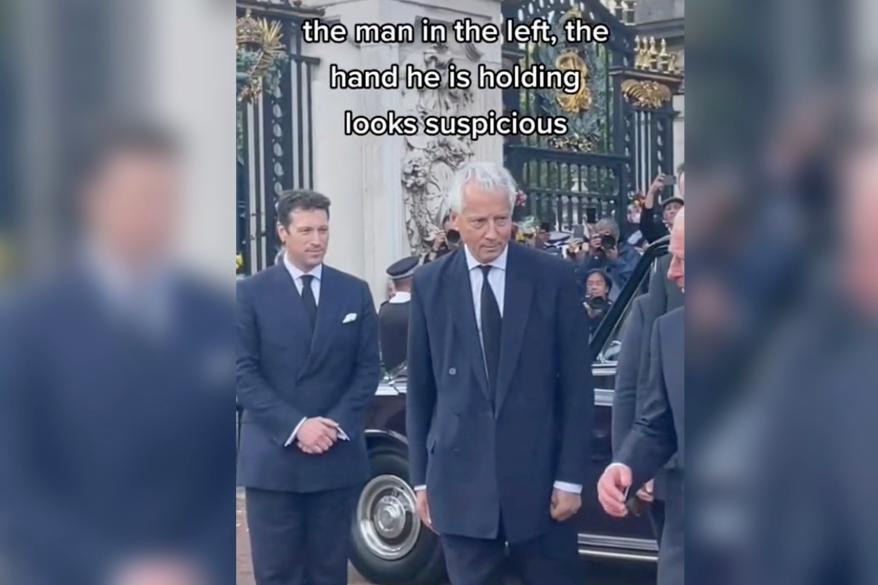 TikTok conspiracy theorists postulated that the hands of King Charles III's bodyguards are in, fact, fake.