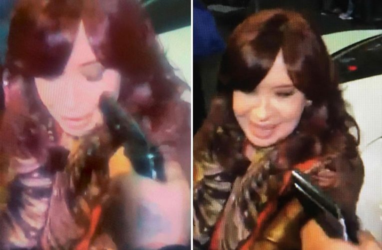 Argentina Vice President Cristina Fernandez unharmed after man points gun at her in a crowd