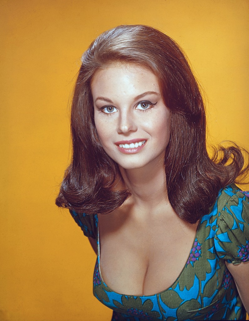 Lana Wood, in a publicity shot from Peyton Place, the 1960's night time soap opera.