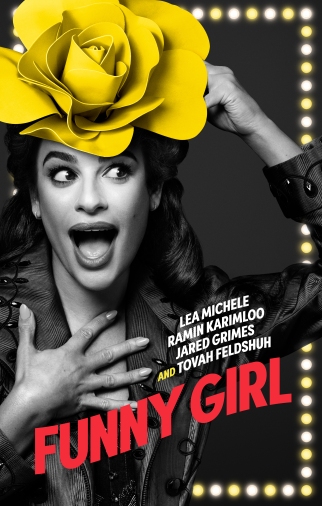 Lea Michele began her run in "Funny Girl" at the August Wilson Theatre on Broadway.
