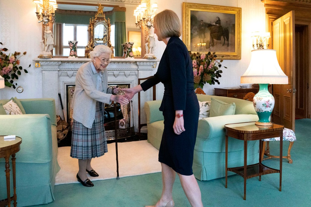 United Kingdom Prime Minister Liz Truss met Queen Elizabeth II at Balmoral, Scotland on Sept. 6, 2022.