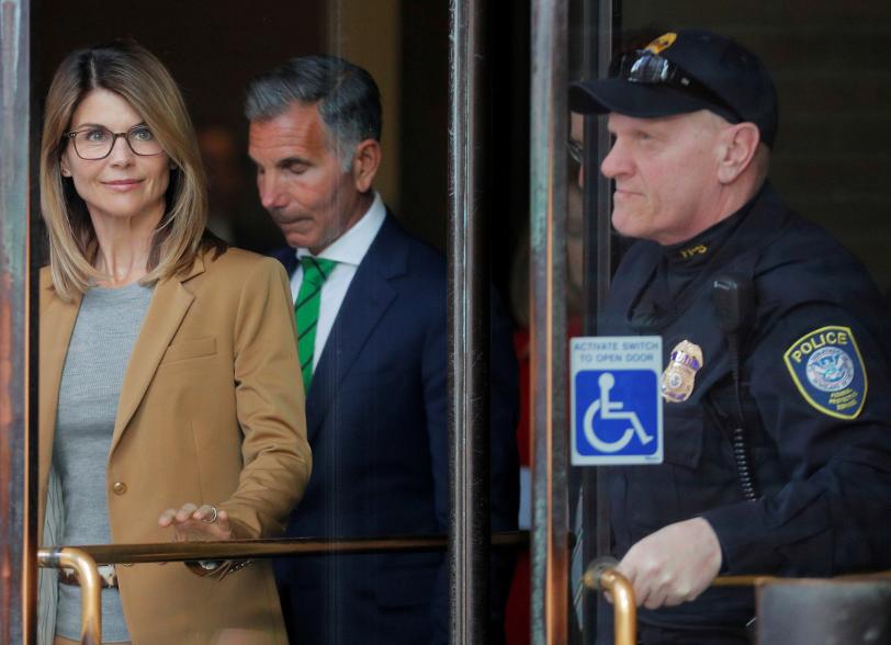 A picture of Lori Loughlin and husband Mossimo Giannulli.