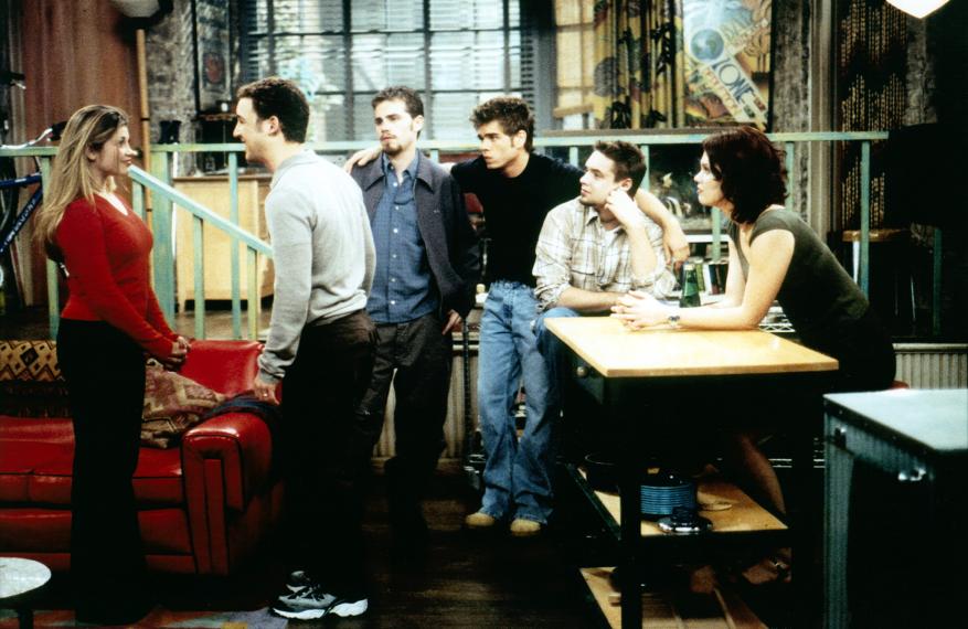 Danielle Fishel, Ben Savage, Rider Strong, Matthew Lawrence, Will Friedle and Maitland Ward in a Season 7 episode.