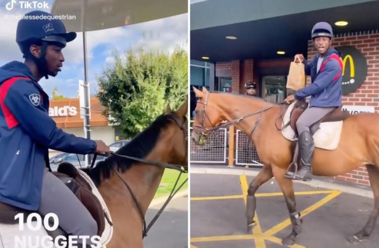 Man orders 100 McDonald’s chicken nuggets on horseback