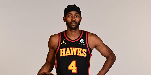 Maurice Harkless #4 of the Atlanta Hawks poses for a portrait during NBA Media Day on September 23, 2022 at PC&amp;amp;E Studio in Atlanta, Georgia.