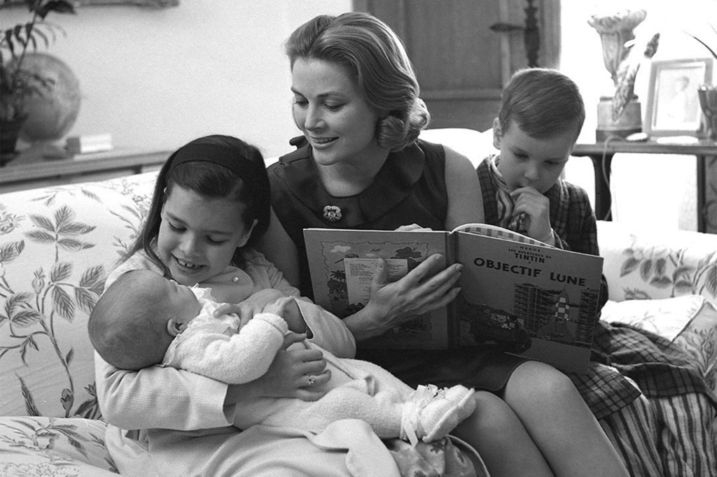 Princess Grace and her kids 