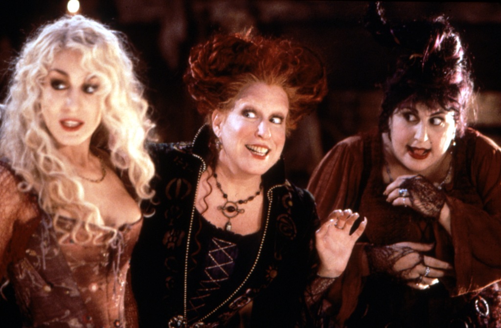 HOCUS POCUS, Sarah Jessica Parker, Bette Midler, Kathy Najimy, 1993.