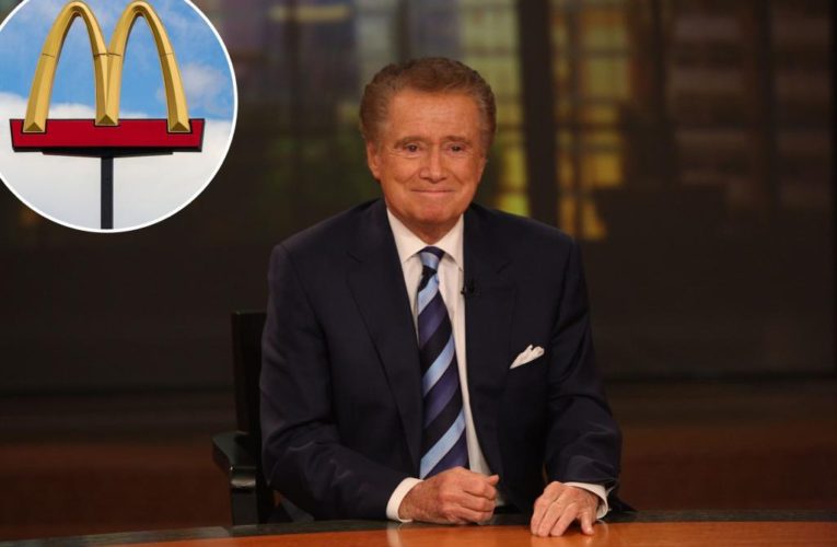 Regis Philbin had ‘Free McDonalds For Life’ card