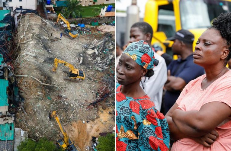 At least 2 dead from building collapse in Lagos, Nigeria