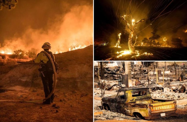 California Mosquito and Fairview fires destroy structures, force residents to flee