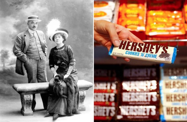 Milton Hershey, milk chocolate magnate, was born in Pennsylvania today in 1857