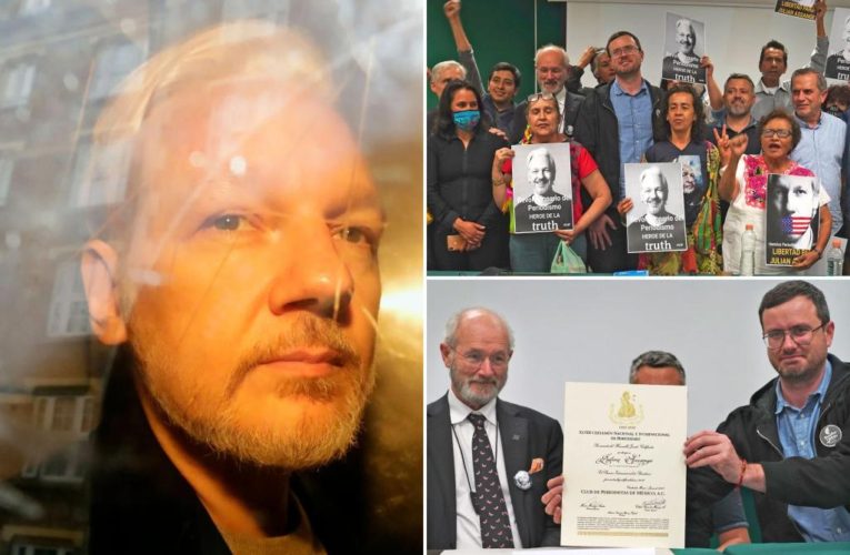 WikiLeaks founder Julian Assange’s family asks Mexico for help on extradition