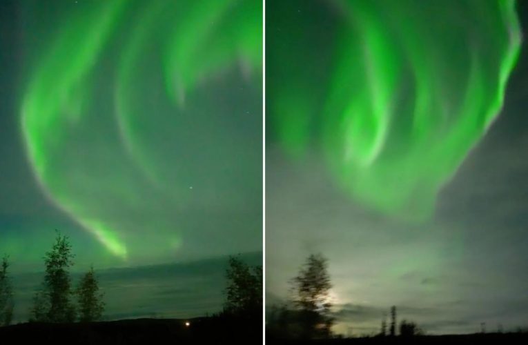 Stunning video shows dance of Northern Lights in real time