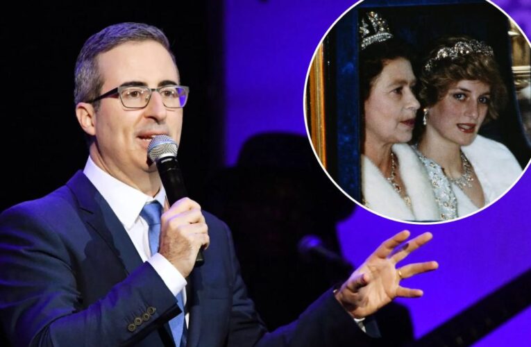 John Oliver says Queen Elizabeth II is now ‘looking up at’ Princess Diana