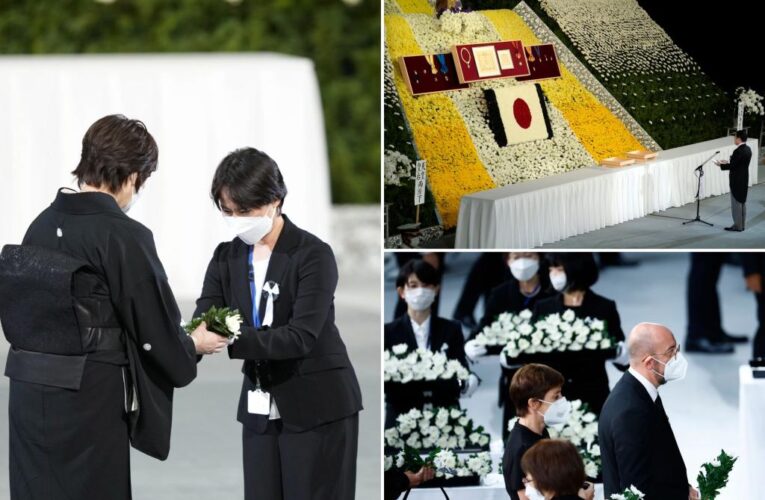 Japan’s former leader Shinzo Abe honored at divisive state funeral