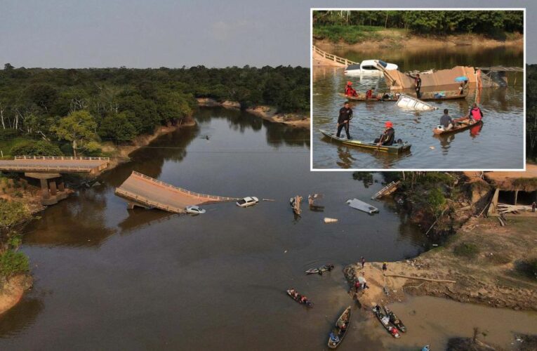 Brazilian bridge collapses into Curuca river: 3 killed, 15 missing