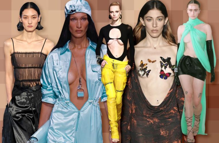 Skin is in as nudity takes over NYFW 2022 as top trend