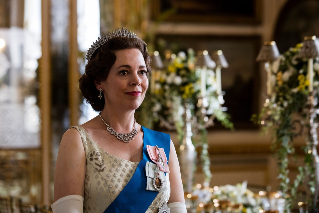 Olivia Colman as Queen Elizabeth II in the third season of "The Crown" in 2019. 