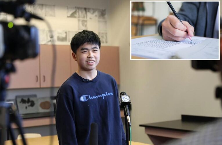 Felix Zhang is the only student in the world to earn perfect AP Calculus score