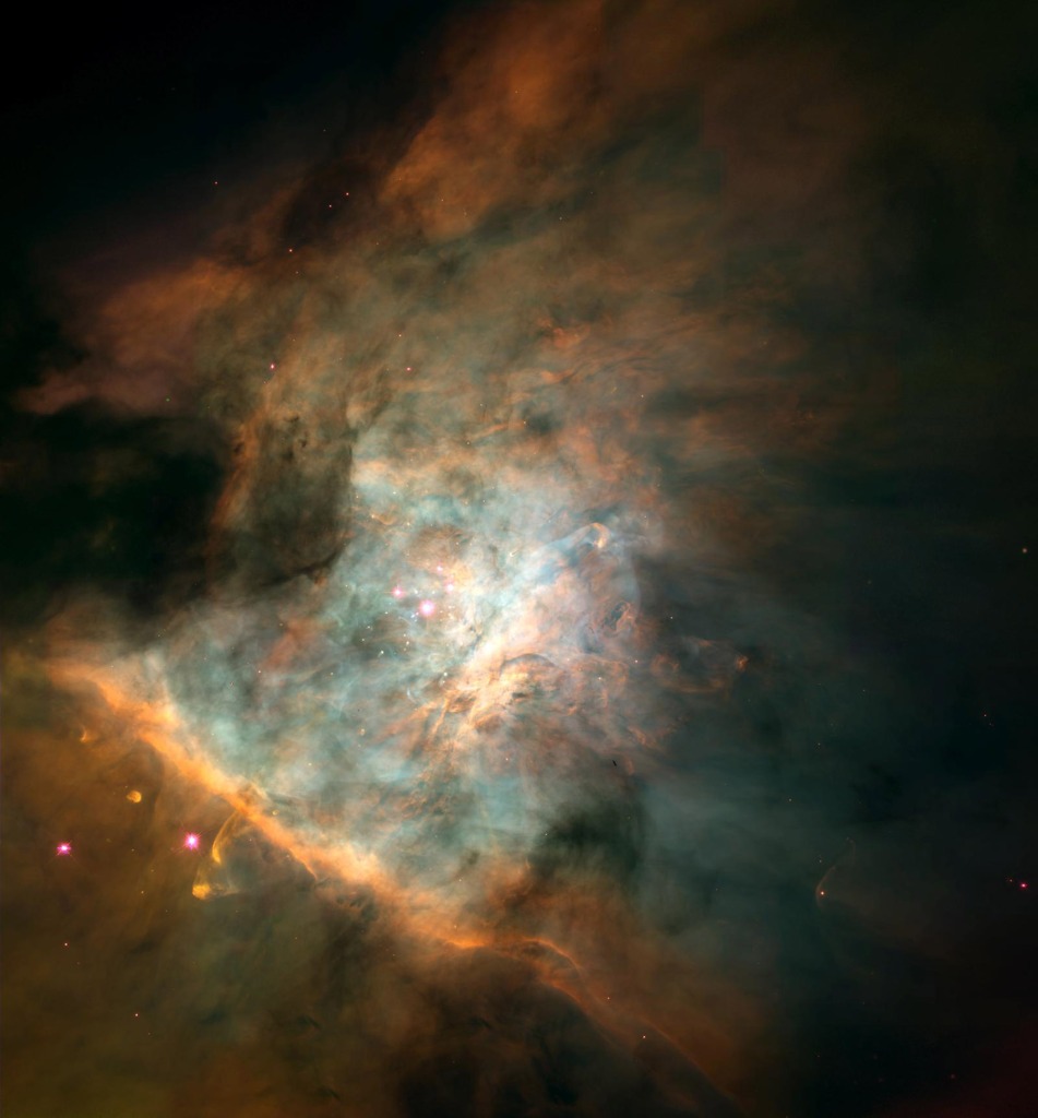 The Orion Nebula is placed in the Milky Way.