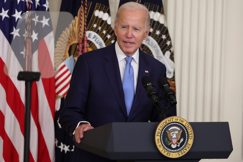 Biden had said Friday he planned on attending the funeral for the 96-year-old monarch.