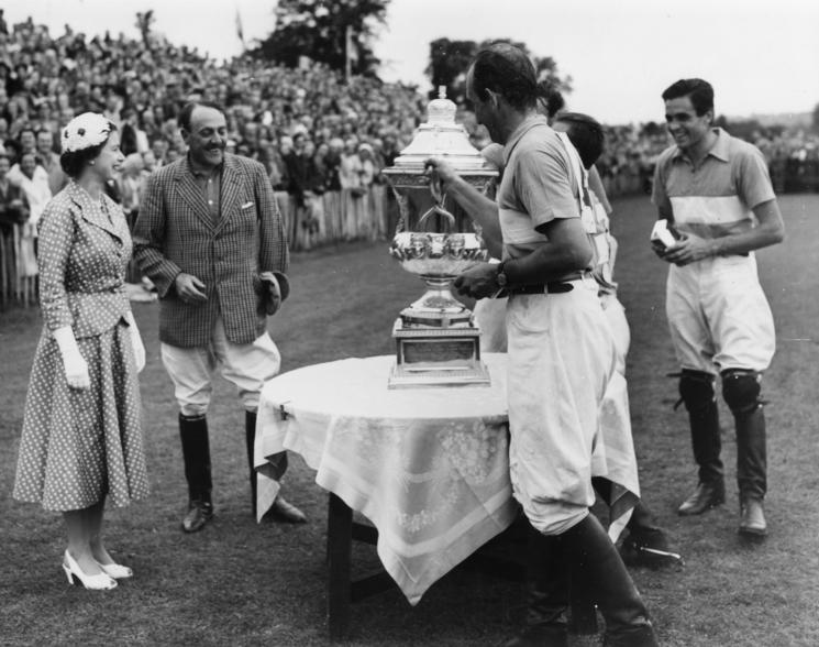 Queen Elizabeth was no stranger to presenting awards. In 1953, she offered the polo Coronation Cup to Argentinian player Juan Alberdi, after Argentina beat England by seven goals in the final of the Coronation Cup at Cowdray Park.
