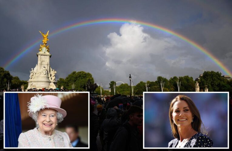 Kate Middleton, Prince William say they saw rainbows after Queen’s death