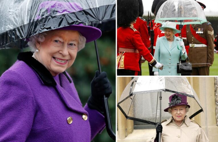 Queen’s love of Fulton umbrellas sheltered her humble style